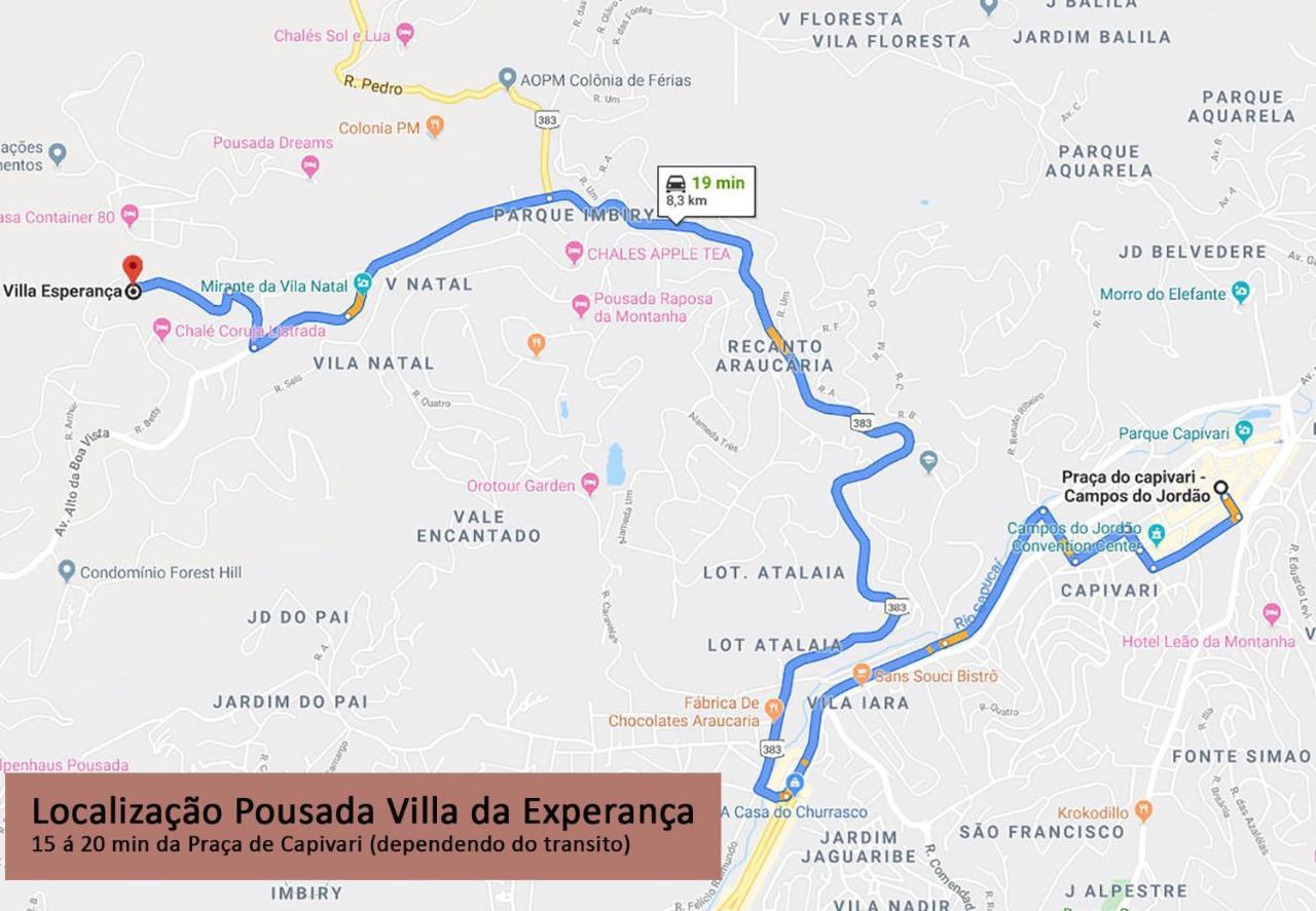 Villa Da Esperanca Campos do Jordão Eksteriør billede